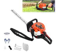 Taille-Haie Essence 26cm³ Double Lame 600mm, Taille-Haie Thermique Puissant | démarrage rapide, poignée ergonomique, corps léger, puissant pour haies, arbustes, broussailles, jardins et vergers