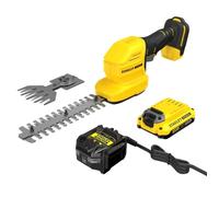 Taille-haie et cisaille à gazon sans fil + batterie 2Ah + chargeur - Stanley Fatmax - STCSS20D1-QW - 18V - Lames interchangeables