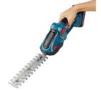 Taille-haie et cisailles à gazon 2-en-1 - Kit de coupe-bordures - 24 V sans fil - Rechargeable - 1 batterie incluse - Bleu