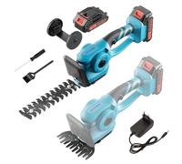 Taille-haie et Sculpte-haie sans Fil 2-en-1 | 21V 3.0Ah avec Chargeur | Base à roulettes | Lames 22cm & 13cm | Compatible avec Batteries Lithium-ION 18V (ex. BL1830 BL1850B)