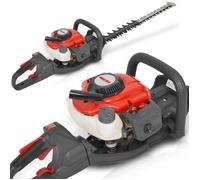 Hecht 9275 Taille haie à essence professionnel 69 cm double coupe épée 75 cm jusqu'à 28 mm d'épaisseur Moteur 2 temps