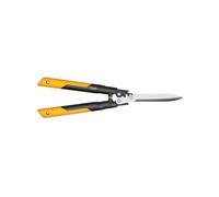 Fiskars Cisaille à haies PowerGear XTM HSX92 – Lames en acier 63 cm Antiadhésif Noir/Orange