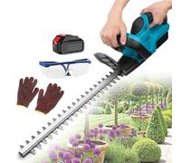 Taille-haie portatif sans Fil pour Jardin avec Batterie Amovible et Lames à Double Tranchant pour Un Entretien Efficace des Jardins et des Parcs