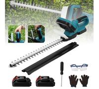 Taille-haie Professionnel Sans Fil - 2 batteries 21V - Taille Haie Electrique 55cm - 2 Poignées et Garde - pour Jardin et Pelouse