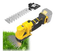 Taille-haie sans fil 2 en 1 compatible avec batterie Dewalt 20 V, tondeuse à gazon électrique avec 2 lames pour jardin, arbuste, pelouse
