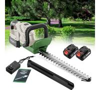 Taille-haie sans Fil 21 V, Coupe-Bordures électrique avec Lame à Double Action, 3 000 TR/Min, léger et maniable, Batterie 3 900 mAh et Chargeur Inclus