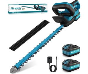 Taille-haie sans fil 21V/8000mAh - Moteur brushless 600W - Lame 52cm coupe Ø15mm - Précision professionnelle
