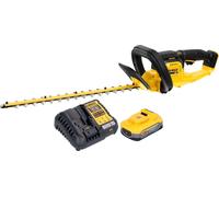 Taille-haie sans fil Dewalt DCMHT 563 H1 18 V 55 cm + 1 batterie Powerstack 5,0 Ah + chargeur