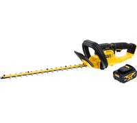 Taille-haie sans fil Dewalt DCMHT 563 N 18 V 55 cm + 1 batterie 4,0 Ah - sans chargeur