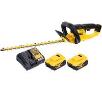 Taille-haie sans fil Dewalt DCMHT 563 P2 18 V 55 cm + 2 batteries 5,0 Ah + chargeur