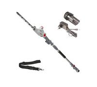 Taille-haie télescopique sans fil IKRA IATHS 1241 | 12 V | longueur de coupe 41 cm | épaisseur de coupe 16 mm | hauteur de travail jusqu'à 3,5 m | batterie et chargeur inclus