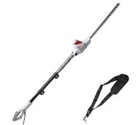 Taille-haie télescopique électrique IKRA ITHS 600 | Fabriqué en Allemagne | Longueur de coupe 51,4 cm | Épaisseur de coupe 20 mm | Manche télescopique 1,95–2,40 m