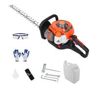 Taille-haie thermique - CREMLANK - Largeur 60cm - 7 500 tr/min - 650w - 2 temps - Capacité du réservoir 0,6 L - 108X25X22cm