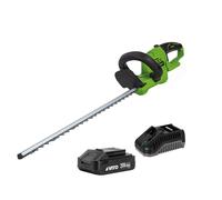 Taille Haies à batterie 20V Lame 51CM + Batterie lithium 3.0AH + Chargeur Rapide