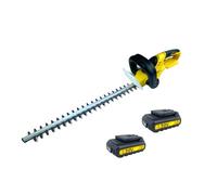 Taille-haies à batterie NEMURA 20V + 2 batteries 2Ah + chargeur rapide
