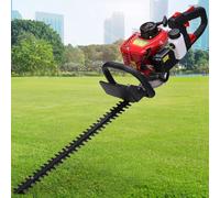 Taille-Haies à Essence, Coupe Longue Portée Manuelle avec Poignée Anti-Vibrations, Moteur Deux Temps sans Fil pour Usage Commercial et Domestique au Jardin, Options de Configuration Multiples