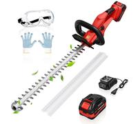 Taille-Haies sur Batterie 20V, 1 Batterie 4000mAh, Lame 52cm, Coupe 16mm, Idéal pour Jardin, Haies, Arbustes et Buissons
