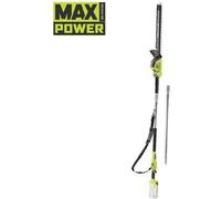 Taille-haies sur Perche RYOBI 36V MAXPOWER, Lames 50cm, Tube d'Extension 40cm, RY36PHT50A-0