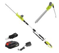 Taille-haie télescopique à batterie Dewinner, réglable et extensible, 20 V, pour le jardinage