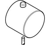 taille hansgrohe Axor Steel THM WR-Mont. 35392800 Pose de rebord de baignoire