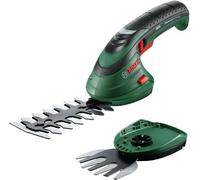 Taille-Herbes Bosch ISIO 3,6V, Batterie Lithium-Ion, Lames 8 cm et 12 cm, Chargeur Inclus