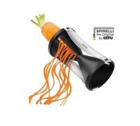 Taille-légumes - GEFU SPIRELLI - Noir - Poussoir et deux spirales - Acier inoxydable et plastique