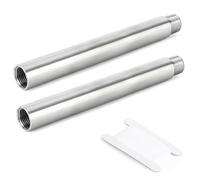 TAILONZ 2Pcs Raccord Tubé 304SS 3/4" F x M BSP 300mm | Prolonge la tuyauterie, résistant à la corrosion, joint étanche, pour systèmes pneumatiques et fluides.