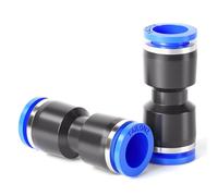 TAILONZ PNEUMATIC Droit 2 Sens - Tube 6mm OD Raccords Rapides Push to Connect PU-6 (Pack de 10)