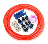 TAILONZ PNEUMATIC Tuyau d'air en polyuréthane Orange 12 mm OD 8 mm ID 10 m
