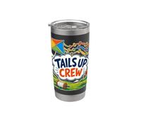 Tails Up Crew Cerf Volant Bobine Gobelet isotherme en acier inoxydable double paroi