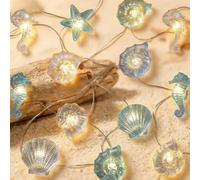 TaimeiMao Guirlande Lumineuse Marine, Lumière Décorative Animaux Océan, Décoration Marine Lumineuse, 2 m 20 LED Alimentée par USB, Décoration Intérieure Extérieure, Idée Cadeau Univers Marin