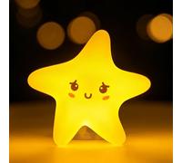 TaimeiMao Lampe Étoile Veilleuse, Lampe Étoile en Silicone, Veilleuse Enfant Rechargeable, Surface Douce au Toucher, Éclairage Tamisé pour Bercer les Enfants, Décoration de Chambre de Bébé