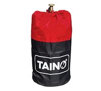 TAINO Housse de bouteille de gaz de 11 kg - Protection contre les intempéries - Tissu Oxford - Noir et rouge