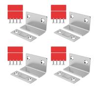 TAIVIN Lot de 4 Aimant Porte Placard,Aimant Adhésif de Porte pour Tiroir | Loqueteau Magnétique,Geeignet für Küchenschränke, Kleiderschränke, Schubladen, Türen und Fenster (4x1.6cm)