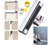 TAIZER Robinet de Rallonge Pivotant, Rallonge Douchette Evier Cuisine - Robinet 360 Degres Aérateur Universel - Adaptateur Robinet Orientable Mitigeur Evier - Diamètre de l'interface 22 mm