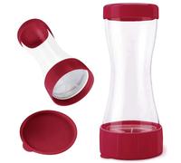 TAIZER Secoueur Tamiseur,Tamis Farine Tamis en Forme de Tasse Mailles Fines Tamis à Farine Sucre Poudre Saupoudreuse à Epices Distributeur Poudre Shaker pour Chocolat Farine Fine Sucre Cacao (Rose)