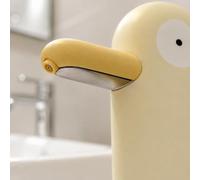 TAIZhiChen Distributeur Savon Automatique Mousse Canard Rechargeable par Usb sans Capteur Infrarouge pour Lavage s Mains, Jaune