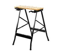 TAIZhiChen Établi pliable avec règle et rapporteur intégrés, table de travail du bois réglable pour intérieur et extérieur, portable multifonctionnelle