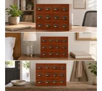 TAIZhiChen Organisateur Bureau avec Tiroirs, Size to 1 | Vintage, Organiseur Bureau avec Tiroirs, Robuste, pour Entrée, Salon