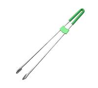 TAIZhiChen Pince à Déchets Double Tige Acier Inoxydable 91cm, Ramasse-Détritus Longue Portée pour Personnes Âgées, Outil Nettoyage Ergonomique, pour Rue, Jardin Ou Étang, Tige En Acier