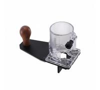 TAIZhiChen Plateau de Bordure En Aluminium Bord Arrondi Support de Rainurage En Aluminium Position Stable Base Guidage d’affleurage pour Travail du Bois