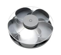 TAIZhiChen Plateau de service rotatif compartimenté, plateau à fruits et légumes multifonctionnel portable avec couvercle pour gâteaux, noix, fruits secs et, Gris
