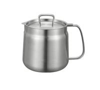 TAIZhiChen Pot à Compact Verseuse à En Acier Inoxydable 1,5 L Hauteur Réduite, Style D