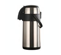 TAIZhiChen Récipient Isotherme à Pompe En Acier Inoxydable Chaud et Froid Carafe Isotherme Pompe Double Paroi Dispenser Pot Inox, Argent, Acier Inoxydable, 3.0L