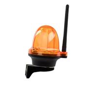 TAIZhiChen Voyant d'Avertissement LED RF, Feu Clignotant LED Télécommandé RF, Large Tension Universelle 12-220V AC/DC, Étanche IP54, pour Porte de Garage, Portail Automatique et Sécurité Industrielle