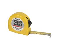 Tajima Flexomètre Hi-Lock-16 3 mètres avec câble en acier jaune 16 mm, boîtier ABS résistant, homologué - Tajima