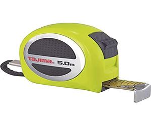 Tajima GASP25-50E Mètre ruban 5 m x 25 mm (ruban résistant, revêtement en nyla, ressort inoxydable)