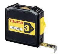 Tajima Mètre ruban INL30MY In-look 3 m, 13 mm Noir/jaune