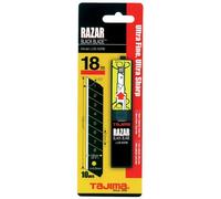 Tajima Lames de cutter Razar Black 18 mm - paquet de 10