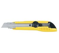 Tajima LC501YB Cutter 18 mm avec blocage par molette, Jaune